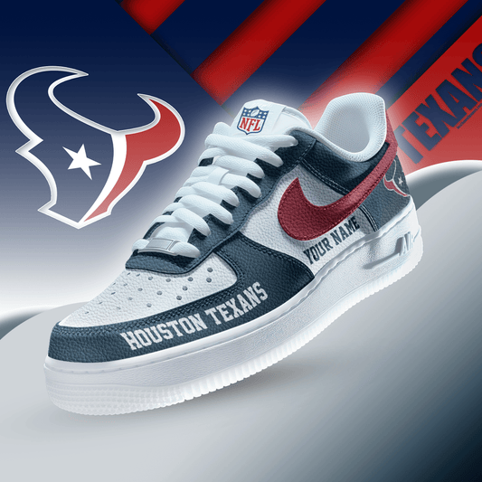 [TOUCHDOWN DEAL] NEW CUSTOMIZED NFL15 HTT HOUSTON TEXANS AF1 SNEAKERS