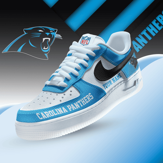 [TOUCHDOWN DEAL] NEW CUSTOMIZED NFL23 CLP CAROLINA PANTHERS AF1 SNEAKERS