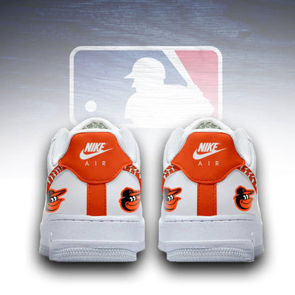 [HOMERUN DEAL] NEW CUSTOMIZED MLB25 BOS BALTIMORE ORIOLES AF1 SNEAKERS