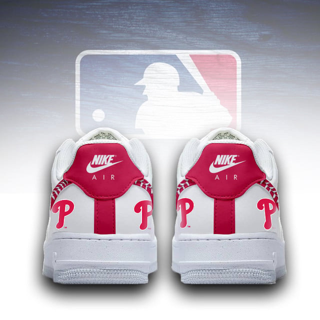 [HOMERUN DEAL] NEW CUSTOMIZED MLB11 PPS PHILADELPHIA PHILLIES AF1 SNEAKERS