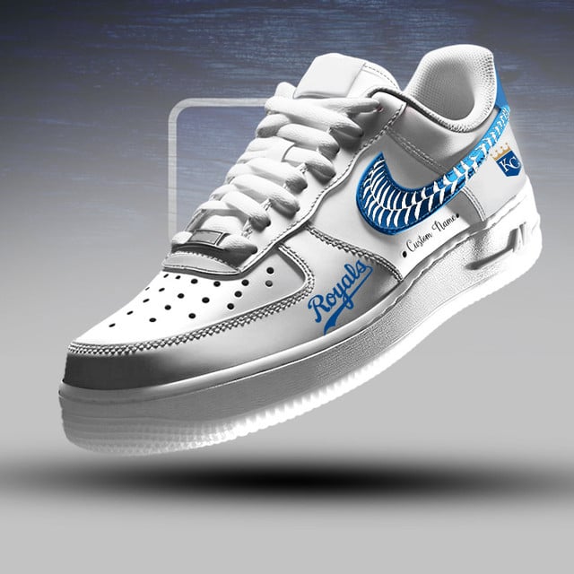 [HOMERUN DEAL] NEW CUSTOMIZED MLB19 KCR KANSAS CITY ROYALS AF1 SNEAKERS