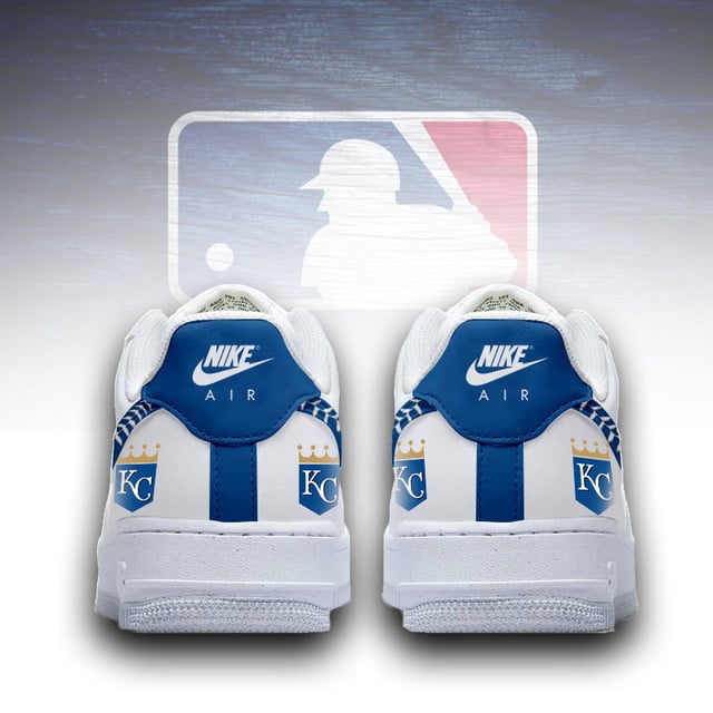 [HOMERUN DEAL] NEW CUSTOMIZED MLB19 KCR KANSAS CITY ROYALS AF1 SNEAKERS