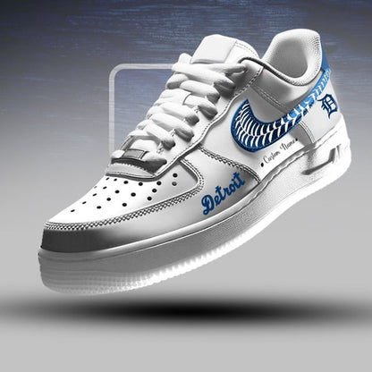 [HOMERUN DEAL] NEW CUSTOMIZED MLB16 DTS DETROIT TIGERS AF1 SNEAKERS