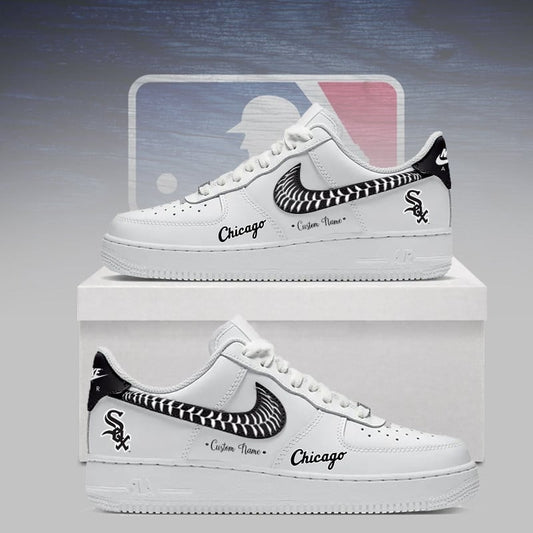 [HOMERUN DEAL] NEW CUSTOMIZED MLB26 CWS CHICAGO WHITE SOX AF1 SNEAKERS
