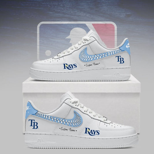 [HOMERUN DEAL] NEW CUSTOMIZED MLB21 TBR TAMPA BAY RAYS AF1 SNEAKERS