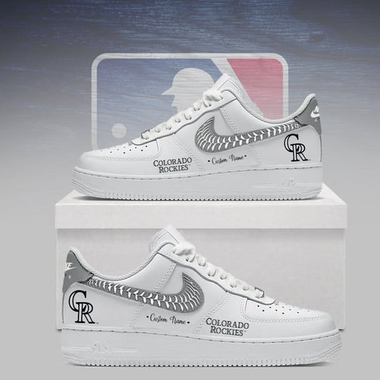 [HOMERUN DEAL] NEW CUSTOMIZED MLB30 COR COLORADO ROCKIES AF1 SNEAKERS