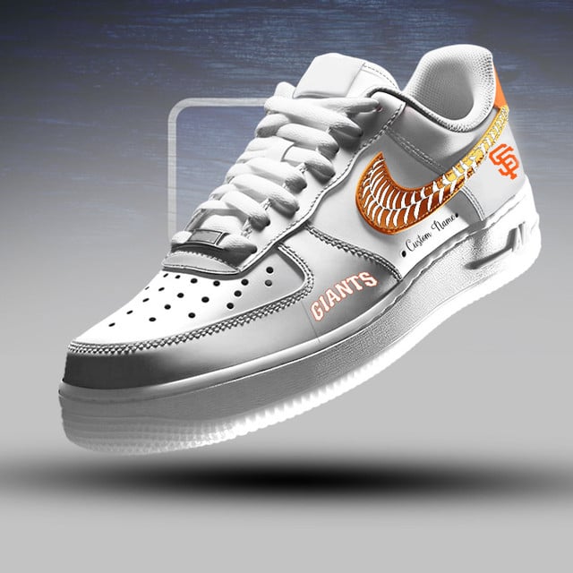 [HOMERUN DEAL] NEW CUSTOMIZED MLB06 SFG SAN FRANCISCO GIANTS AF1 SNEAKERS