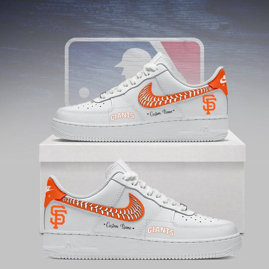 [HOMERUN DEAL] NEW CUSTOMIZED MLB06 SFG SAN FRANCISCO GIANTS AF1 SNEAKERS