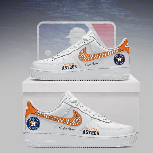 [HOMERUN DEAL] NEW CUSTOMIZED MLB10 HAS HOUSTON ASTROS AF1 SNEAKERS