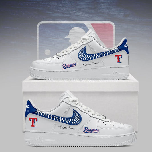 [HOMERUN DEAL] NEW CUSTOMIZED MLB08 TRS TEXAS RANGERS AF1 SNEAKERS