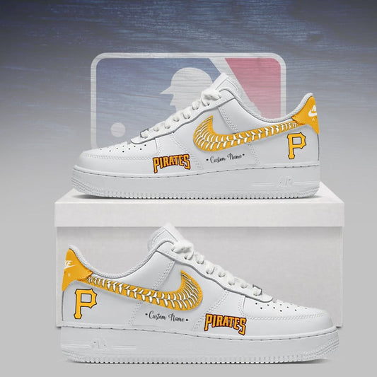 [HOMERUN DEAL] NEW CUSTOMIZED MLB29 PHP PITTSBURGH PIRATES AF1 SNEAKERS