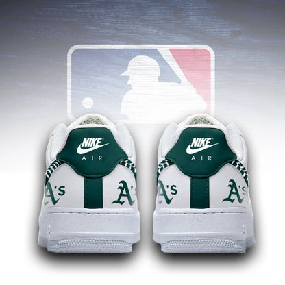 [HOMERUN DEAL] NEW CUSTOMIZED MLB23 OAS OAKLAND ATHLETICS AF1 SNEAKERS