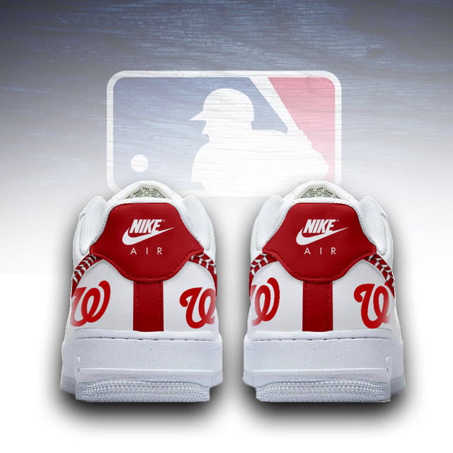 [HOMERUN DEAL] NEW CUSTOMIZED MLB28 WNS WASHINGTON NATIONALS AF1 SNEAKERS