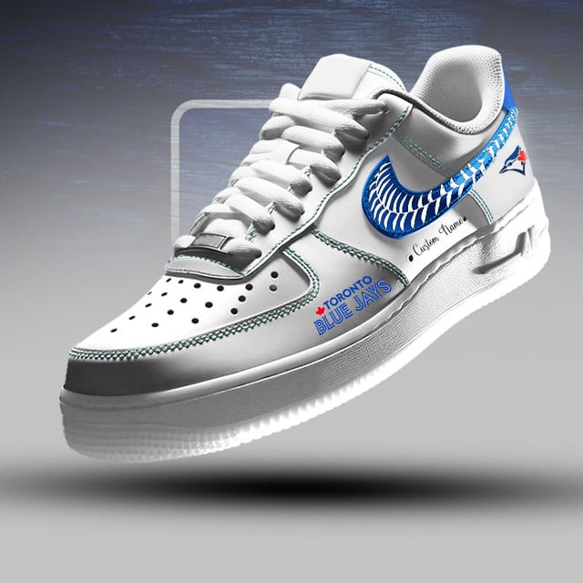 [HOMERUN DEAL] NEW CUSTOMIZED MLB12 TBJ TORONTO BLUE JAYS AF1 SNEAKERS