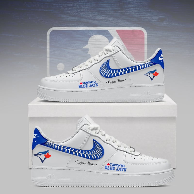 [HOMERUN DEAL] NEW CUSTOMIZED MLB12 TBJ TORONTO BLUE JAYS AF1 SNEAKERS