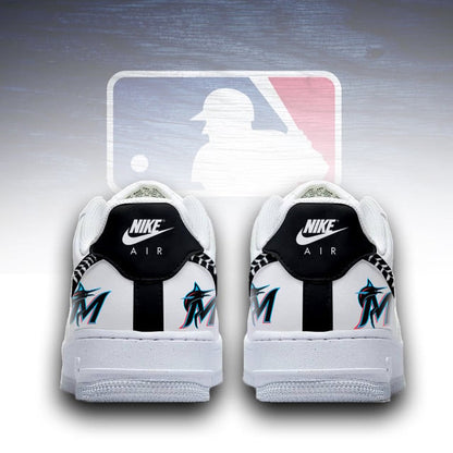 [HOMERUN DEAL] NEW CUSTOMIZED MLB20 MMS MIAMI MARLINS AF1 SNEAKERS