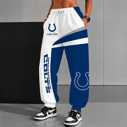 [TOUCHDOWN DEAL] NEW CUSTOMIZED NFL17 IDC INDIANAPOLIS COLTS SWEATPANTS