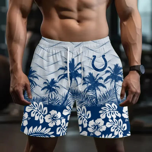 [TOUCHDOWN DEAL] NEW CUSTOMIZED NFL17 IDC INDIANAPOLIS COLTS SHORT PANTS