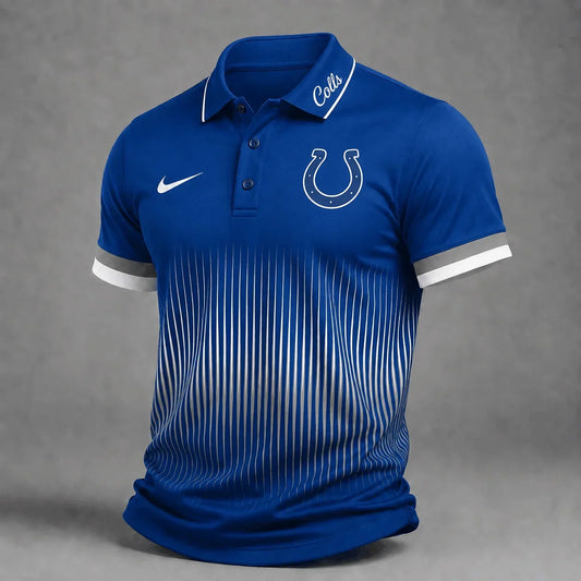 [TOUCHDOWN DEAL] NEW CUSTOMIZED NFL17 IDC INDIANAPOLIS COLTS POLO SHIRT
