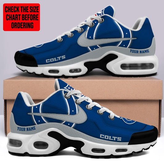 [TOUCHDOWN DEAL] NEW CUSTOMIZED NFL17 IDC INDIANAPOLIS COLTS AIR MAX PLUS SNEAKERS
