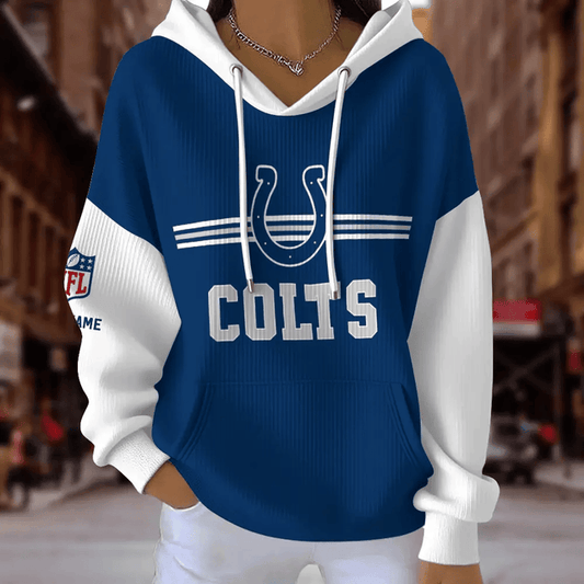 [TOUCHDOWN DEAL] NEW CUSTOMIZED NFL17 IDC INDIANAPOLIS COLTS RIBBED HOODIE & SWEATSHIRT