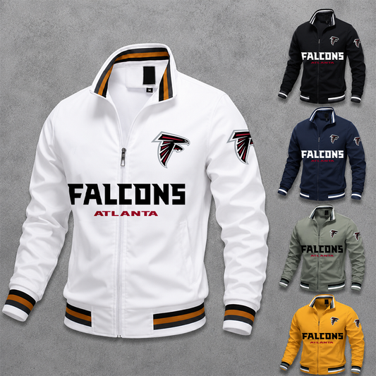 [TOUCHDOWN DEAL] NEW CUSTOMIZED NFL18 ATF ATLANTA FALCONS MEN'S CASUAL JACKET