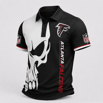 [TOUCHDOWN DEAL] NEW CUSTOMIZED NFL18 ATF ATLANTA FALCONS POLO SHIRT