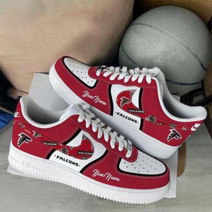 [TOUCHDOWN DEAL] NEW CUSTOMIZED NFL18 ATF ATLANTA FALCONS AF1 SNEAKERS