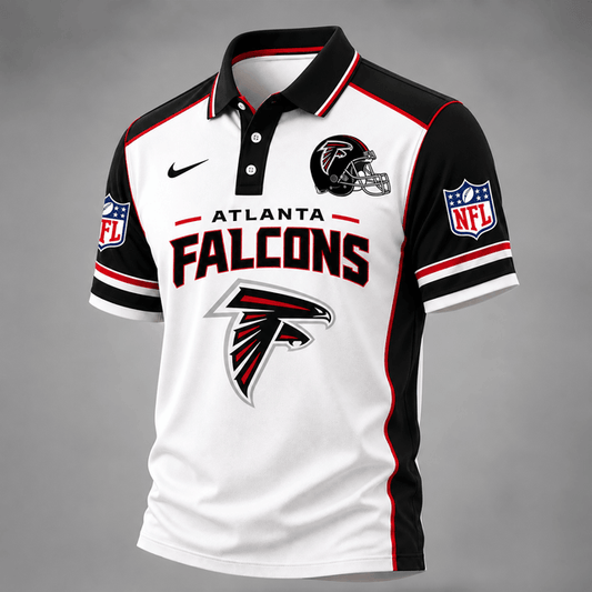 [TOUCHDOWN DEAL] NEW CUSTOMIZED NFL18 ATF THE FALCONS POLO SHIRT