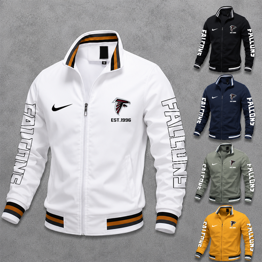 [TOUCHDOWN DEAL] NEW CUSTOMIZED NFL18 ATF ATLANTA FALCONS MEN'S CASUAL JACKET