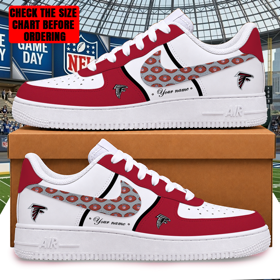 [TOUCHDOWN DEAL] NEW CUSTOMIZED NFL18 ATF ATLANTA FALCONS AF1 SHOES