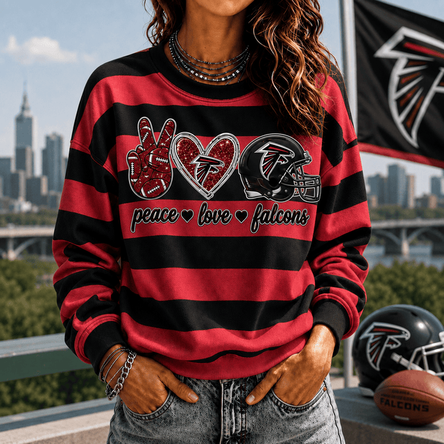 [TOUCHDOWN DEAL] NEW CUSTOMIZED NFL18 ATF ATLANTA FALCONS UNISEX SWEATSHIRT
