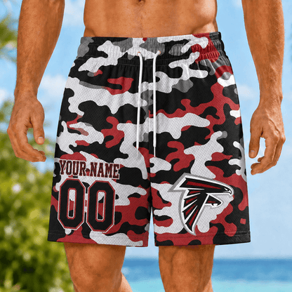 [TOUCHDOWN DEAL] NEW CUSTOMIZED NFL18 ATF ATLANTA FALCONS SHORT PANTS