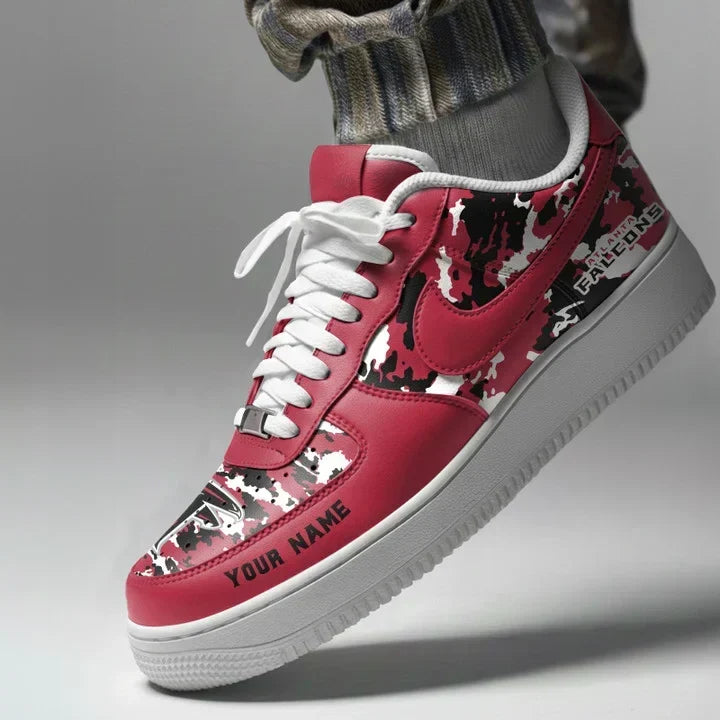 [TOUCHDOWN DEAL] NEW CUSTOMIZED NFL18 ATF ATLANTA FALCONS AF1 SNEAKERS