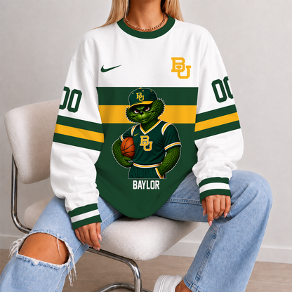 [SLAM DUNK DEAL] NEW CUSTOMIZED NCAA MAM18 BAB BAYLOR BEARS STRAPPY UNISEX SWEATSHIRT