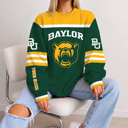 [SLAM DUNK DEAL] NEW CUSTOMIZED NCAA MAM18 BAB BAYLOR BEARS STRAPPY UNISEX SWEATSHIRT