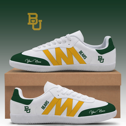[SLAM DUNK DEAL] NEW CUSTOMIZED NCAA MAM18 BAB BAYLOR BEARS CLASSIC SNEAKERS