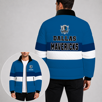 [SLAM DUNK DEAL] NEW CUSTOMIZED NBA18 DMA THE MAVERICKS PUFFER JACKET