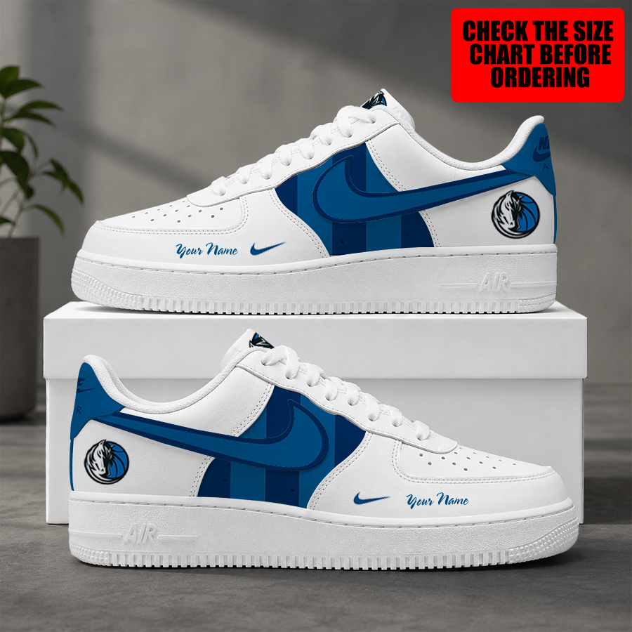 [SLAM DUNK DEAL] NEW CUSTOMIZED NBA18 DMA DALLAS MAVERICKS AF1 SHOES