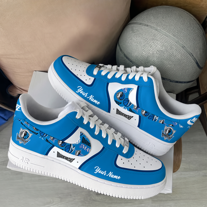 [SLAM DUNK DEAL] NEW CUSTOMIZED NBA18 DMA DALLAS MAVERICKS AF1 SHOES