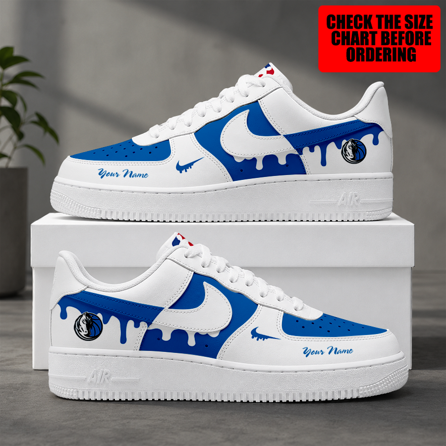 [SLAM DUNK DEAL] NEW CUSTOMIZED NBA18 DMA DALLAS MAVERICKS AF1 SHOES