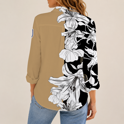 [GOAL DEAL] NEW CUSTOMIZED MLS18 LBJ LOS ANGELES FC WOMEN CASUAL SHIRT