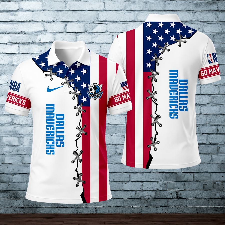 [HOT DEAL] NEW CUSTOMIZED NBA18 DMA DALLAS MAVERICKS POLO SHIRT