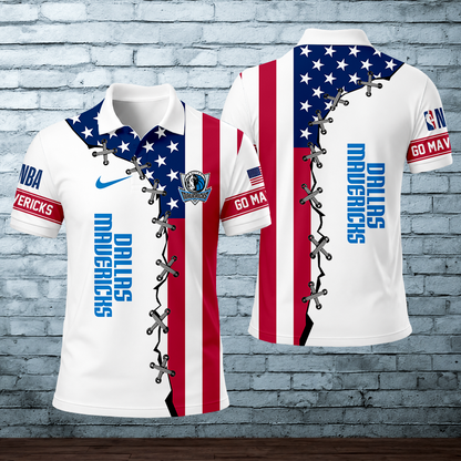 [HOT DEAL] NEW CUSTOMIZED NBA18 DMA DALLAS MAVERICKS POLO SHIRT