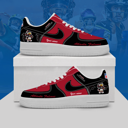 [TOUCHDOWN DEAL] NEW CUSTOMIZED NFL18 ATF ATLANTA FALCONS AF1 SHOES