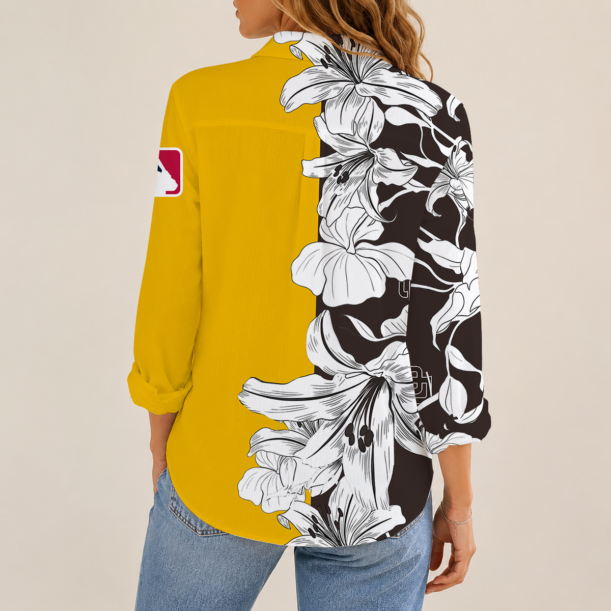 [HOMERUN DEAL] NEW CUSTOMIZED MLB18 SDP SAN DIEGO PADRES WOMEN CASUAL SHIRT