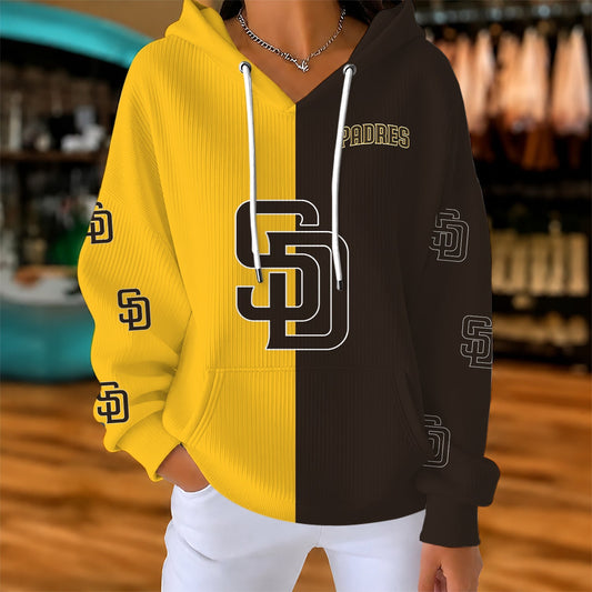 [HOMERUN DEAL] NEW CUSTOMIZED MLB18 SDP SAN DIEGO PADRES RIBBED HOODIE & SWEATSHIRT