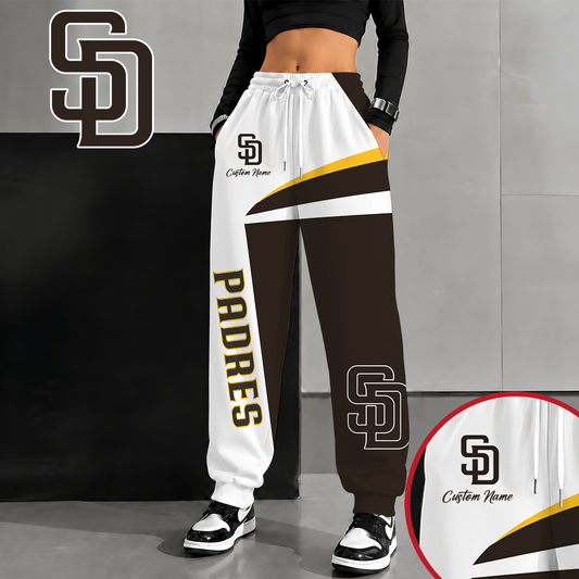 [HOMERUN DEAL] NEW CUSTOMIZED MLB18 SDP SAN DIEGO PADRES SWEATPANTS