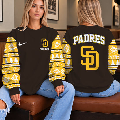 [HOMERUN DEAL] NEW CUSTOMIZED MLB18 SDP THE PADRES UNISEX SWEATSHIRT