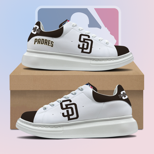 [HOMERUN DEAL] NEW CUSTOMIZED MLB18 SDP SAN DIEGO PADRES MCQUEEN SHOES